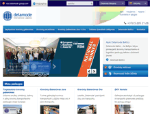 Tablet Screenshot of delamode-baltics.com